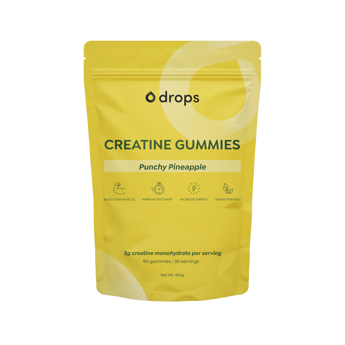 Creatine Gummies — Punchy Pineapple 🍍
