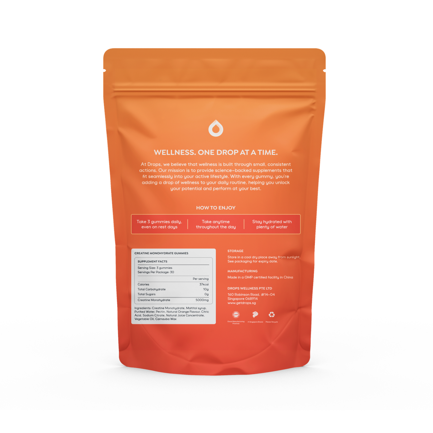 Creatine Gummies (Tangy Orange)