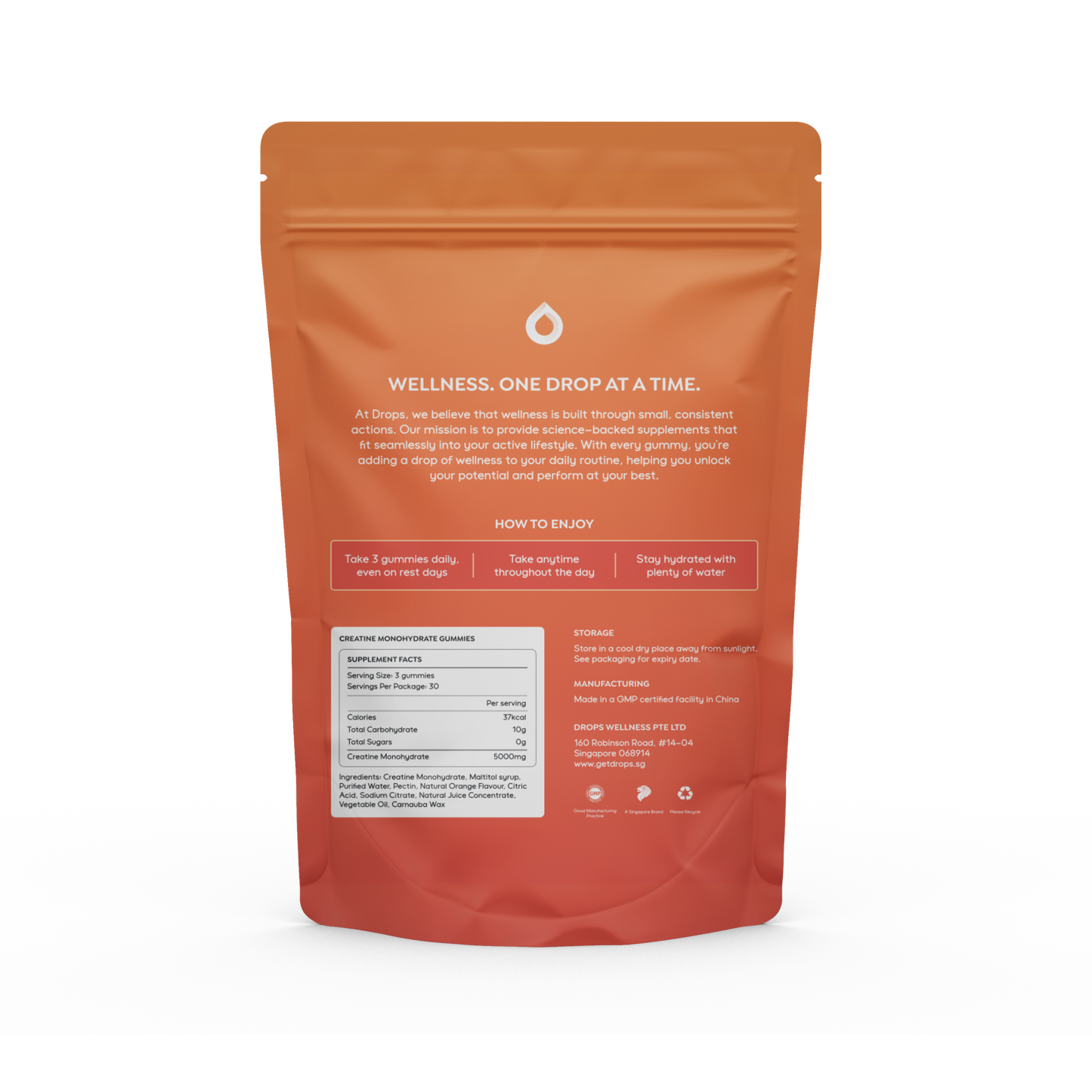 Creatine Gummies (Tangy Orange)